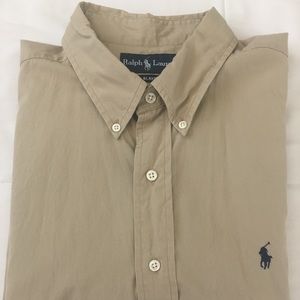 Polo Men’s Casual short sleeve Button Down Shirt